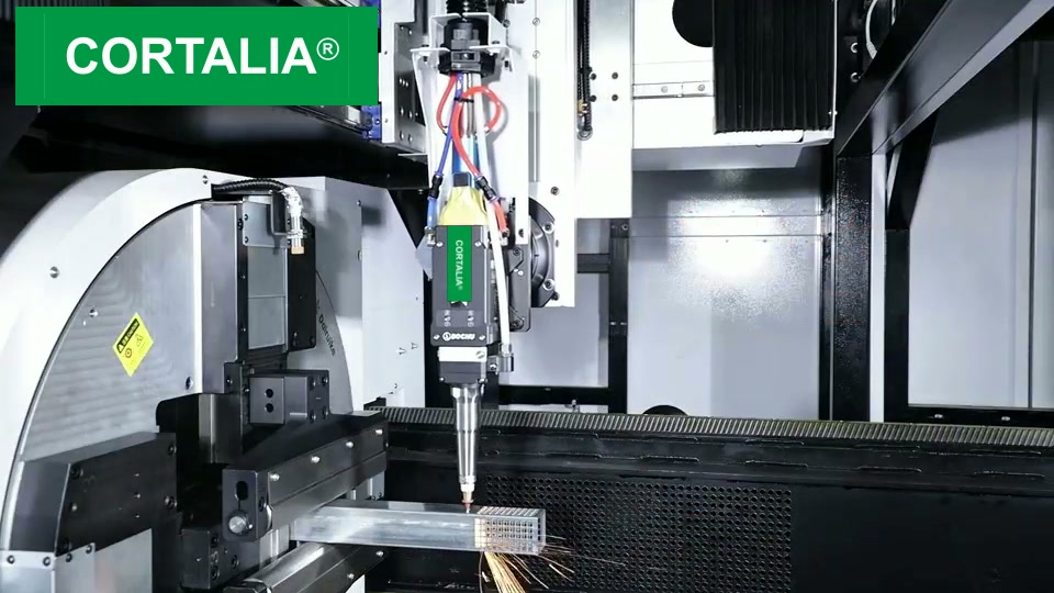 Video of the new tube laser cutting line in production