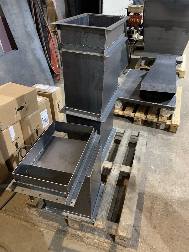 Welded sheet metal ducts