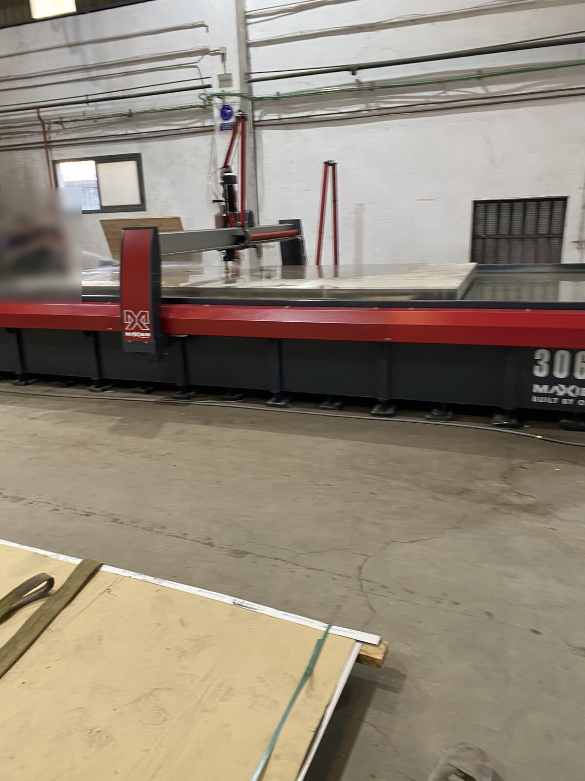 MAXIEM waterjet in workshop