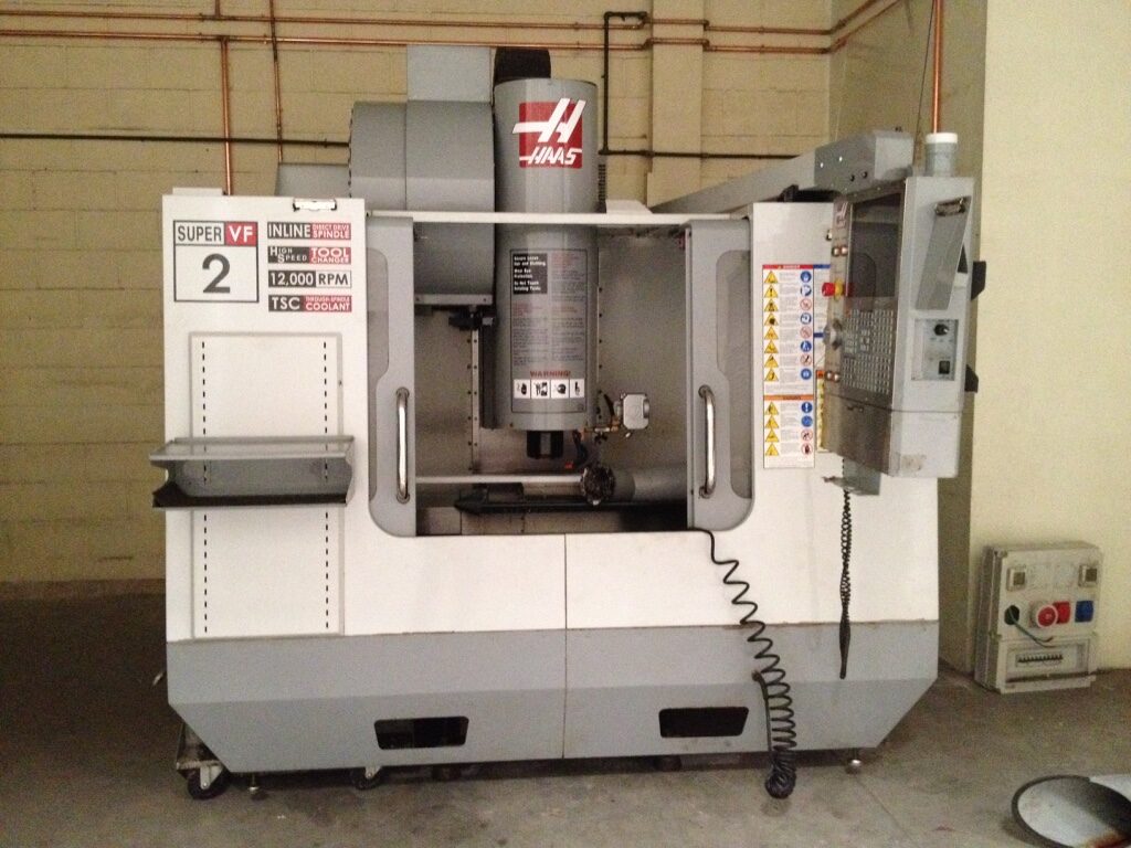 Haas machining centre