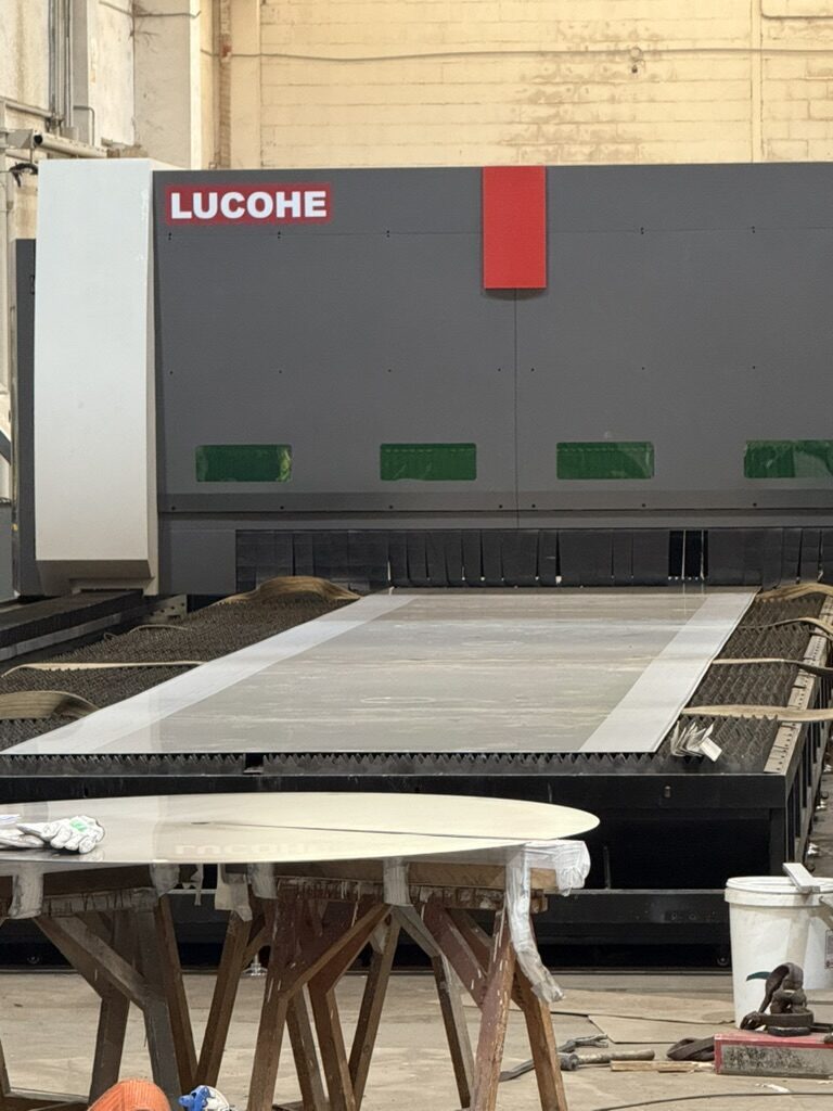 Large-format laser