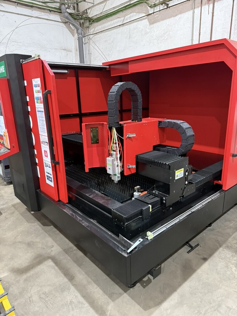 Inside the laser table
