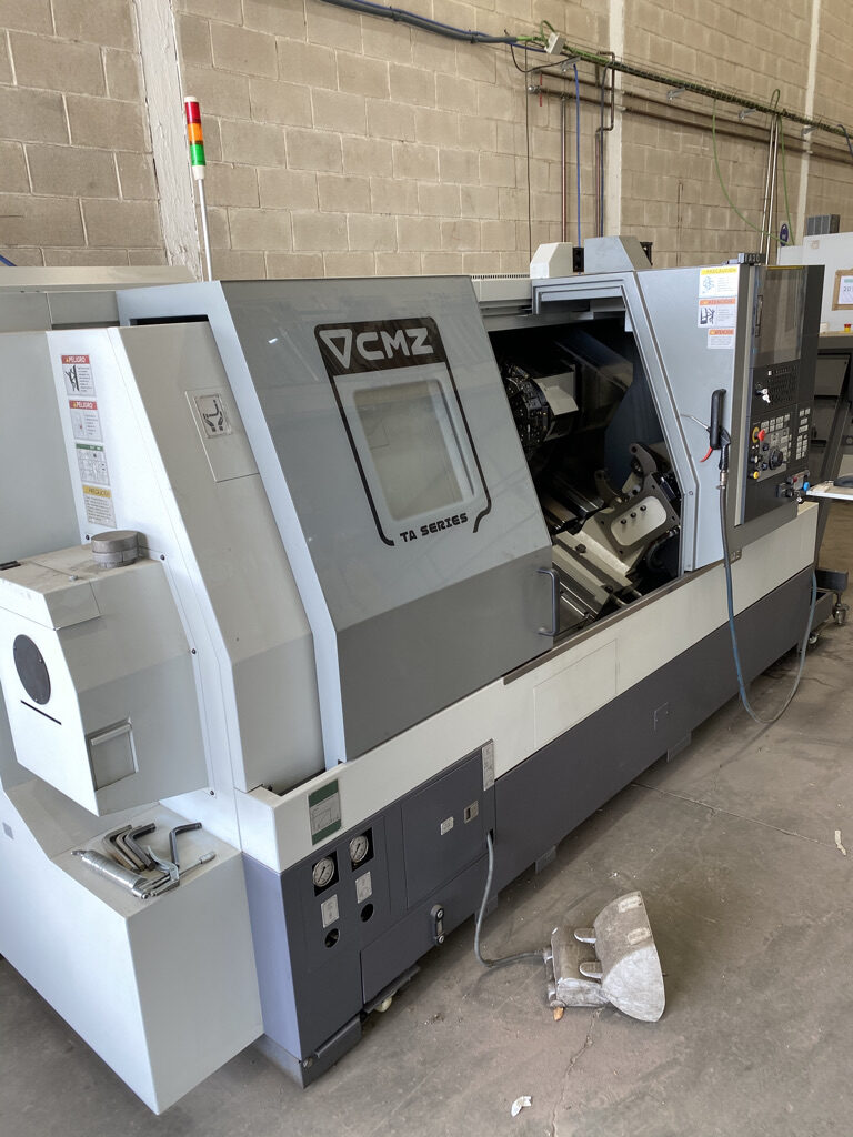 CNC lathe in workshop