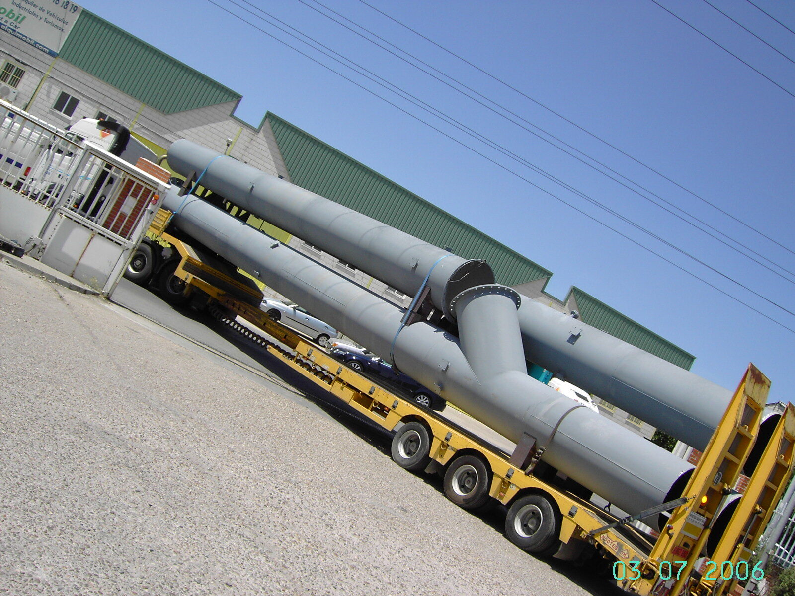 Large-diameter Y-pipes