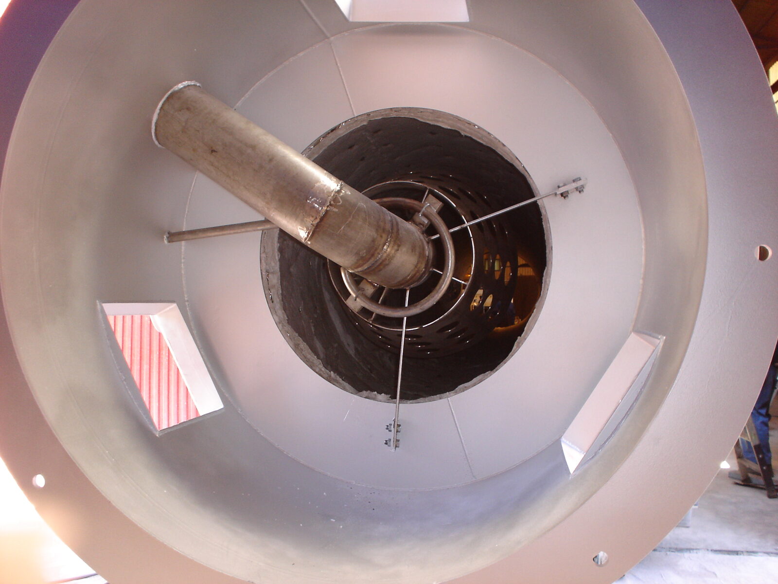 Industrial burner interior