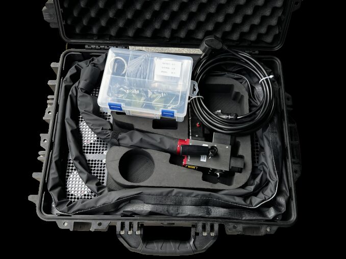 Case with head and accessories