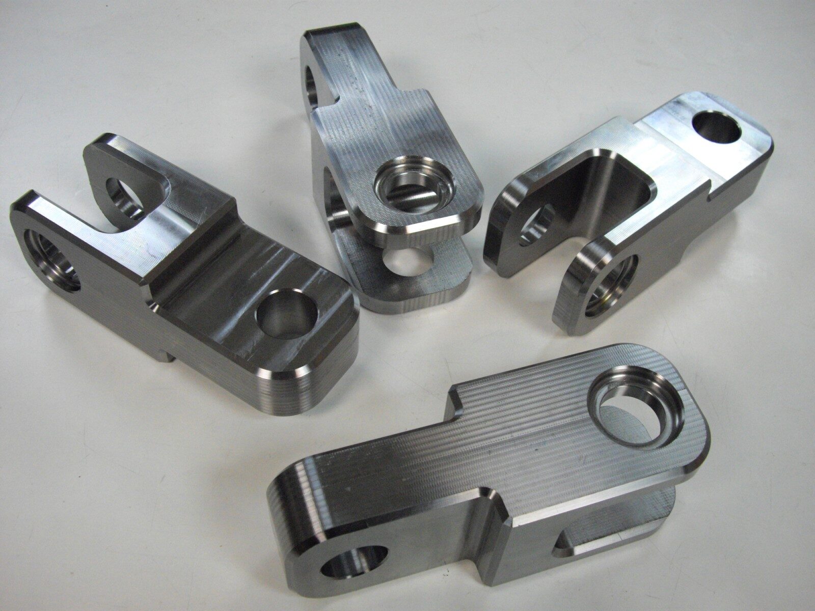 Machined forks in series
